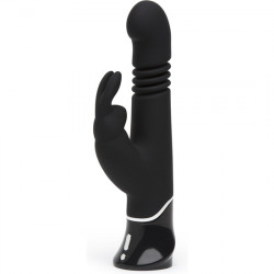 GREEDY GIRL VIBRADOR CONEJITO DOBLE ESTIMULACIoN NEGRO