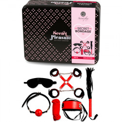 SECRET BONDAGE 8 PIEZAS ROJO NEGRO