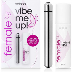 FEMALE VIBE ME UP KIT VIBRADOR 60ML