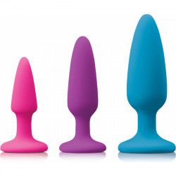 COLOURS PLEASURES KIT DE ENTRENAMIENTO ANAL MULTICOLOR