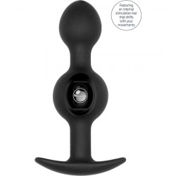 N0 90 PLUG DOBLE CON BOLA NEGRO