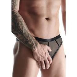 MALLA ELaSTICA MENS THONGS NEGRO