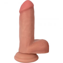 15 CM BARESKIN PENE REALISTICO CON TESTICULOS COLOR CLARO