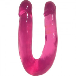 SWEET SLIM DOBLE DIPPER DILDO ROSA