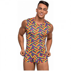 CAMISETA FITNESS IMPRESA MULTICOLOR