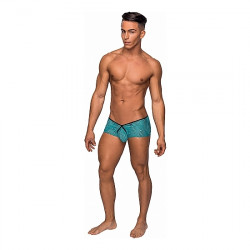 MICRO MINI SHORT NEGRO TURQUESA