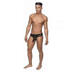 TANGA EFECTO MANGUER NEGRO