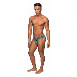 MINI TANGA TURQUESA NEGRO
