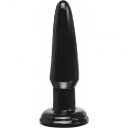 BASIX MINI PLUG ANAL DE GELATINA 9 CM BLACK