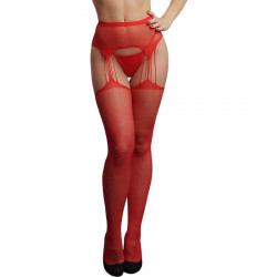 LE DeSIR PANTY DIAMANTES DE IMITACIoN CON TIRANTES ROJO