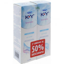 K Y GEL LUBRICANTE HIDROSOLUBLE INTIMO DUPLO 2X75ML