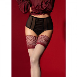 ARABESQUE STAY UPS 20 DEN BURDEOS