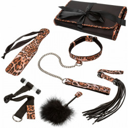 UNLEASHED KIT DE BDSM AVENTURA LEOPARDO