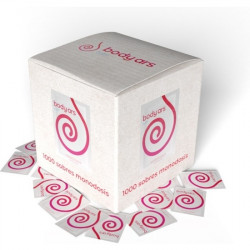 CAJA 1000UDS SOBRES MONODOSIS GEL BODY ARS NATURAL BASE DE AGUA