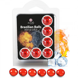 SECRET PLAY SET 6 BRAZILIAN BALLS EFECTO HOT COLD