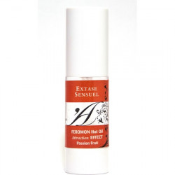 EXTASE SENSUEL ACEITE DE MASAJE EFECTO CALOR CON FEROMONAS FRUTA DE LA PASION