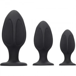 KIT ANAL EN FORMA DE DIAMANTE NEGRO
