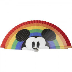 ABANICO DISNEY PRIDE MULTICOLOR