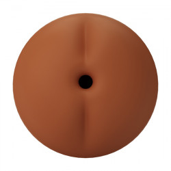 AUTOBLOW FUNDA DE SILICONA CON FORMA DE ANO MARRoN