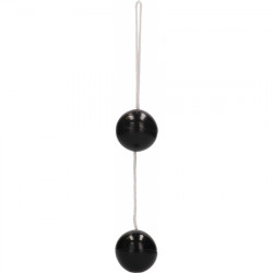 SUPERSOFT BOLAS ORGASMICAS NEGRAS