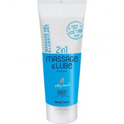 HOT MASSAGE GLIDE GEL 2IN1 SILKY TOUCH 200ML