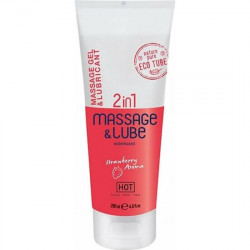 HOT MASSAGE GLIDE GEL 2IN1 FRESA 200ML