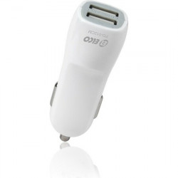 CARGADOR DE 2 USB PARA MECHERO DE COCHE PARA MP3 4 5 MOVILES TABLETAS