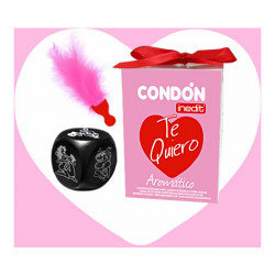 CAJA TE QUIERO ROSA DADOCONDONPLUMA