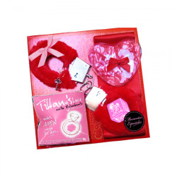 BANDEJA ERoTICA CONFETTI ANILLO TIFFANYS ROJO