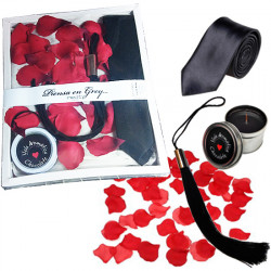 CAJA ERoTICA PIENSA EN GREY ROJO