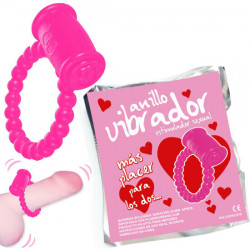 ANILLO VIBRADOR LOVE 1 UNIDAD COLORES SURTIDOS