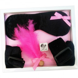 KIT ANTIFAZ BONDAGE NEGRO ROSA
