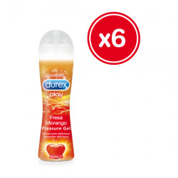 DUREX PLAY SWEET STRAWBERRY 50 ML 6 UDS