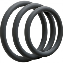 OPTIMALE PACK DE 3 ANILLOS GRUESO PARA EL PENE