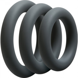 OPTIMALE PACK DE 3 ANILLOS GRUESO PARA EL PENE