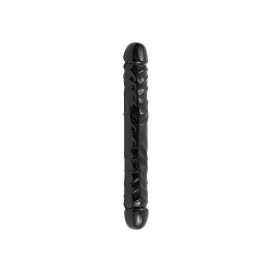 JR VEINED PENE DOBLE 30 CM NEGRO