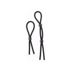 COCK TIES 1 TIE 1 COCK AND BALL TIE NEGRO