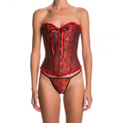 CORSET ALBERTINA ROJO