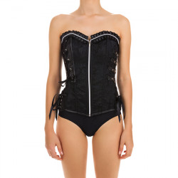 CORSET PIECES NEGRO