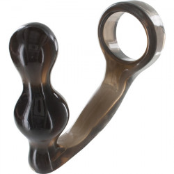 MANPOWER PLUG CON ANILLO PARA EL PENE GRIS