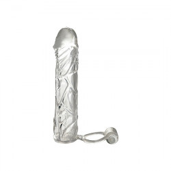 FUNDA DE EXTENSIoN PARA EL PENE CON VIBRACIoN