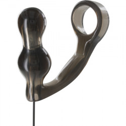 MANPOWER PLUG CON ANILLO PARA EL PENE Y MANDO TRANSPARENTE