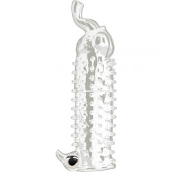 ELEFANTE VIBRADOR EXTENSION PARA EL PENE TRANSPARENTE