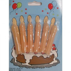 6 VELAS PITO CARNE