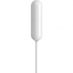 ISEX USB BALA VIBRADORA DELGADA BLANCA