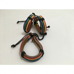PULSERA REDONDA GRANDE CON LA BANDERA