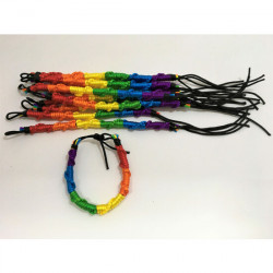 PULSERA HILO O TRENZA BANDERA