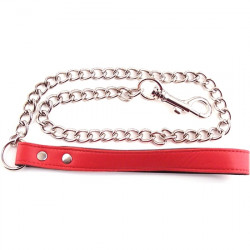 CADENA CON AGARRE ROJO