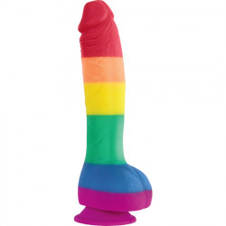 COLOURS PRIDE EDITION PENE SILICONA 19CM