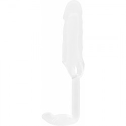SONO N 38 EXTENSOR PARA EL PENE ELaSTICO CON PLUG TRANSPARENTE